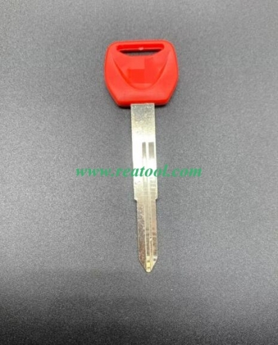 For Hon-da Motorcycle key blank with left blade (red)