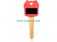 For KA-WASAKI Motorcycle key blank with right blade （red color)