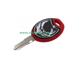 For Hon-da Motor bike key blank with left blade（red）