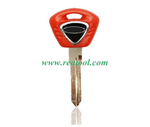 For triu-mph motorcycle key with left blade(red)