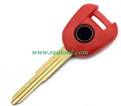 For Hon-da Motor bike key blank with left blade ( in red)