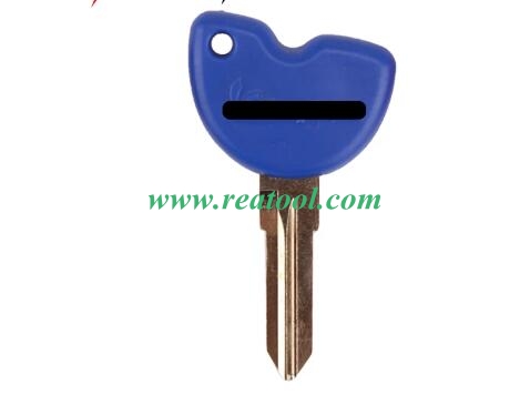 For Pia-ggio Motorcycle transponder key case with right blade (Blue) for vespa 3vte 125 gts gtv 250 300