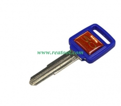 For Hon-da Motorcycle key blank with left blade （in blue)