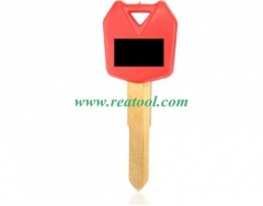 For KA-WASAKI Motorcycle key blank left blade (red color)