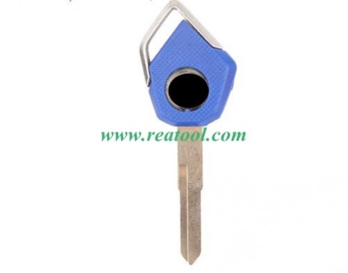 For KA-WASAKI motorcycle key blank with right blade (blue)
