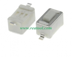 3*6*4.3 mm 2pin SMD Tact Switch Push Button Touch Micro Switch 3x6x4.3mm White Button