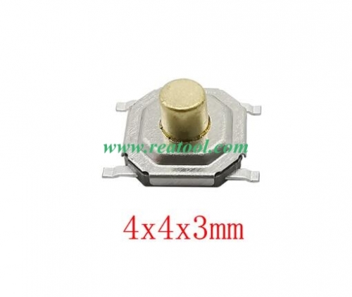 4x4*3mm PCB Tactile Push Button Self-reset Switch Micro Switch Mini Tact Switch Key Button