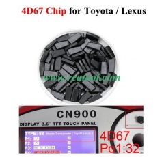 4D67 Carbon Auto Transponder Ceramic Car Blank Key Chip For Toy ota for Le xus