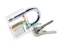 Transparent Visible Pick Cutaway Mini Practice View Padlock Lock Training Skill For Locksmith