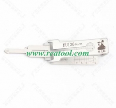 HU136 lishi 2 in 1 decode and lockpick for Re nault
