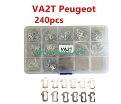 240Pcs/lot VA2T VA2 brass Car Lock Repair Accessories Car Lock Reed Lock Plate For Peu geot Citroe n 12 types each 20pcs