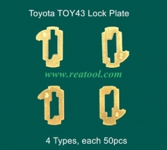 200pcs/lot TOY43 Car Lock Reed Plate For Toy ota C