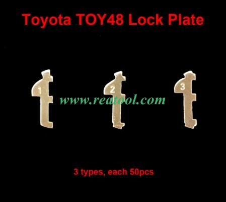 TOY48 Car Lock Reed Plate For Toyo ta Car Lock Repair Kit Accessories with 10pcs Spring