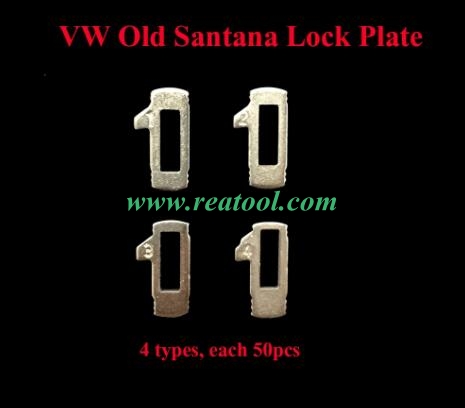 200pcs/lot Car Lock Reed Locking Plate For V W Old San tana (4 Types Each 50pcs) Auto Repair Accessaries Kit