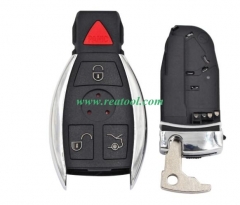 3+1 button New Smart Key Shell for Benz with Battery Holder