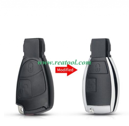 Car Key Shell For Mercedes Benz Modified Replacement Smart Car Key Shell 2 Buttons