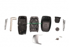 black 3 button Car Key Case Shell For Mercedes Benz 2017 E Class E43 E300 E400 W213 2018 S Class Car Styling Replacement Cover