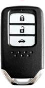 for Honda Pilot CR-V Civic City Jazz Grace Fit Smart Remote Control Car Key With 3 Buttons 433MHz FCC ID: KR5V2X