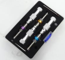 HUK 3pcs Advanced Tubular Lock Pick 7.0mm,7.5mm,7.8mm Lengthened Open LOCKSMITH TOOLS
