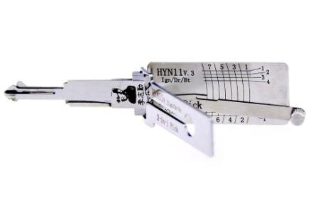 HYN11 2 in 1 decoder and lockpick only for ignition lock