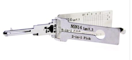 NSN14 3 in 1 decoder and lockpick only for ignition lock