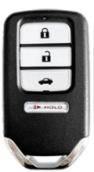 for Honda Pilot CR-V Civic City Jazz Grace Fit Smart Remote Control Car Key With 4 Buttons 433MHz FCC ID: KR5V2X