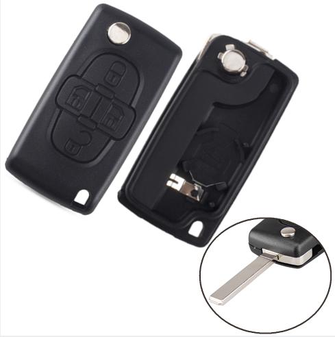 For Peugeot 307 4 buttons 
flip key blank 
 