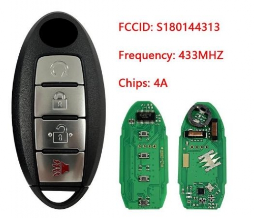 2019-2020 For Nissan Murano Pathfinder 3-Button Smart Key PN 285E3-9UF1B S180144902 KR5TXN7
